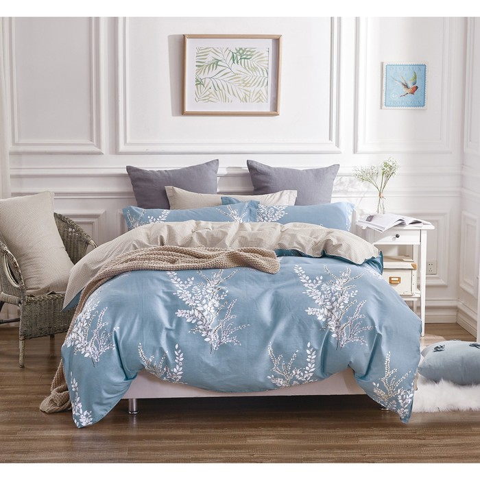 КПБ дуэт, 220х245 см, 160х210 см-2 шт., 50х70 см-2 шт., сатин TPIG5-357