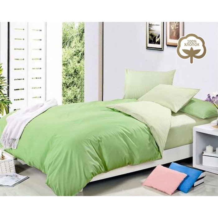 КПБ евро, 240х260 см на рез., 200х220 см, 50х70 см-2 шт., сатин 1014-JT39