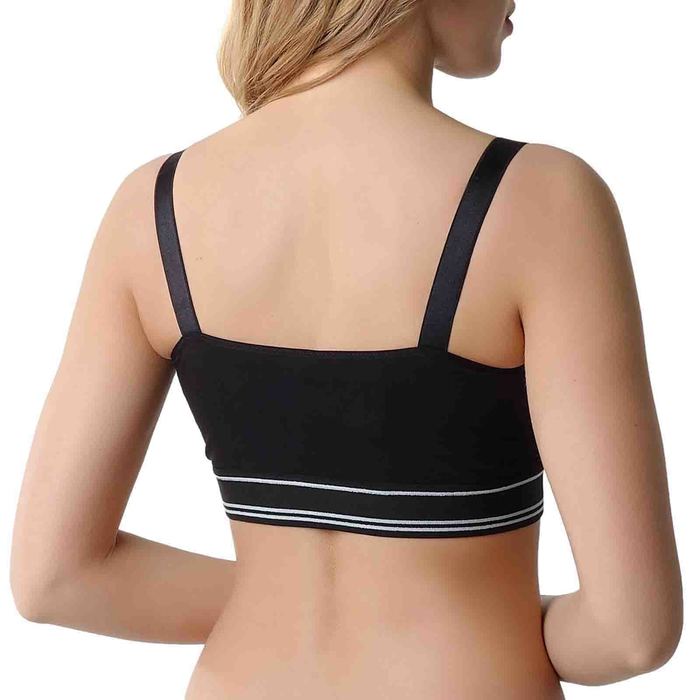 Топ «Бриг» для беременных и кормящих, цвет чёрный, размер M