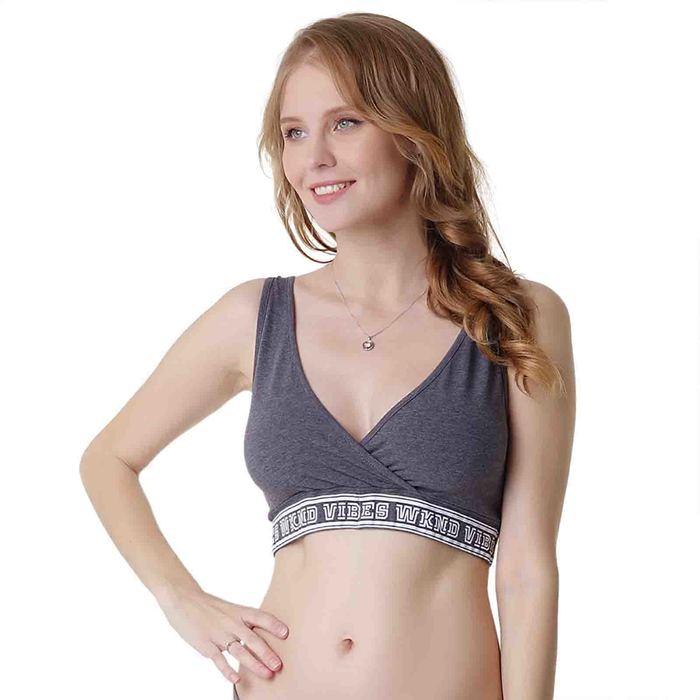 Топ «Джекки» для беременных и кормящих, цвет антрацит, размер L