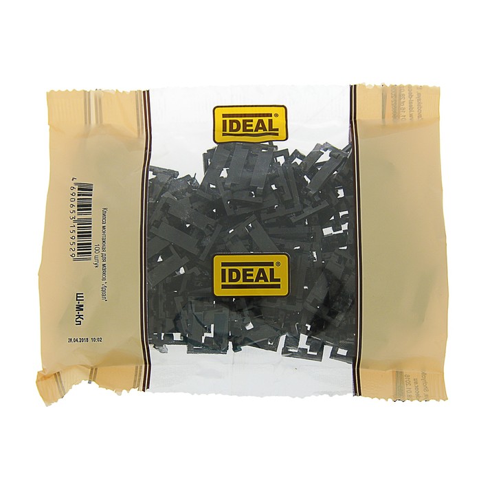 Клипса монтажная для маяков "Идеал" 100шт в упаковке