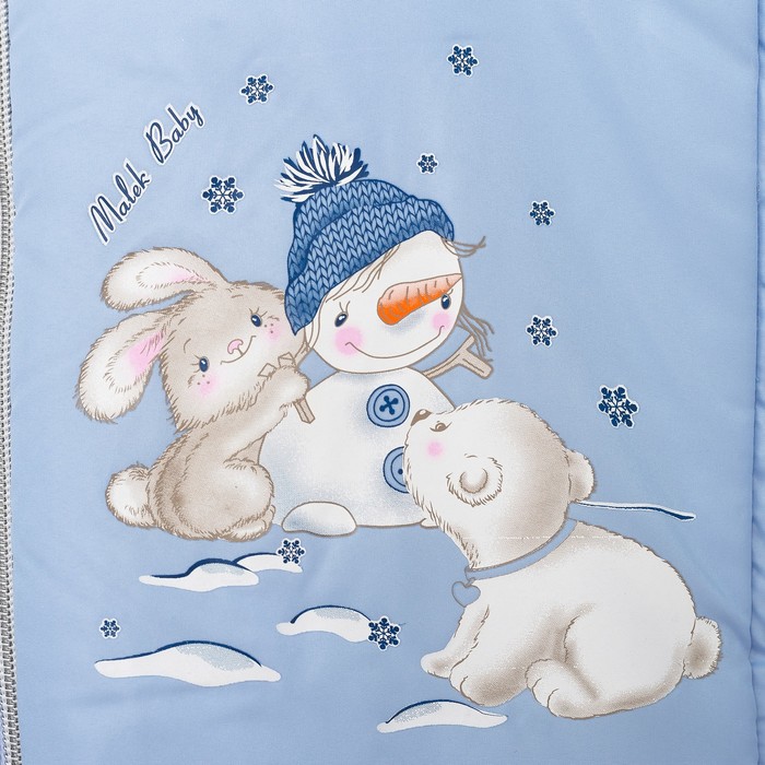 Комплект (Куртка + Полукомбинезон), рост 104 см, цвет голубой