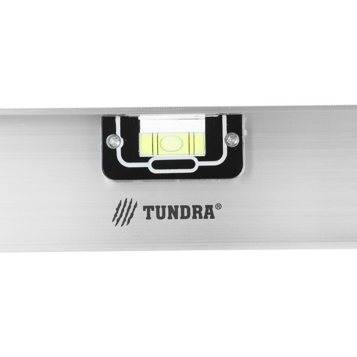 Уровень алюминиевый TUNDRA "Рельс", 3 глазка (1 поворотный), 600 мм