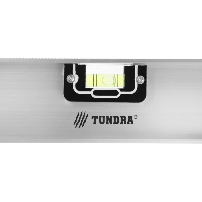 Уровень алюминиевый TUNDRA "Рельс", 3 глазка (1 поворотный), 1000 мм