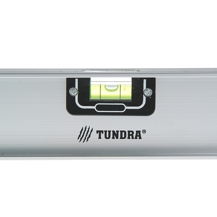 Уровень алюминиевый TUNDRA "Рельс", 3 глазка (1 поворотный), 1500 мм