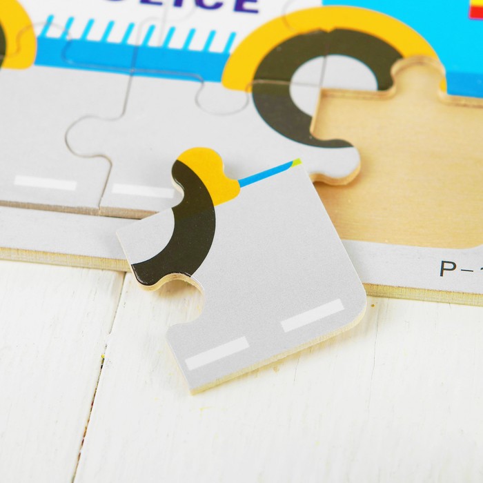 Пазл малый с картинкой "Полиция"