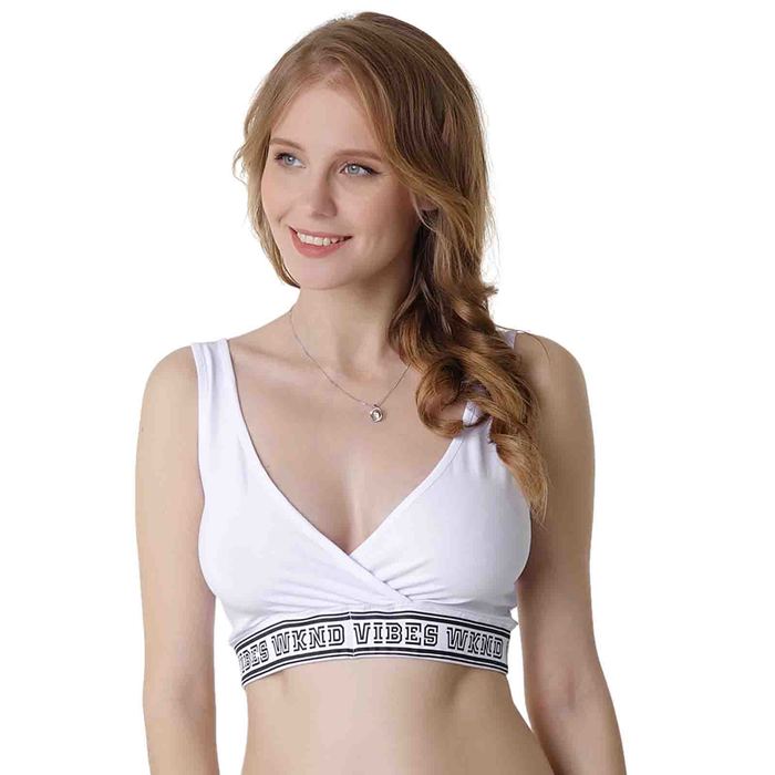 Топ «Джекки» для беременных и кормящих, цвет белый, размер L