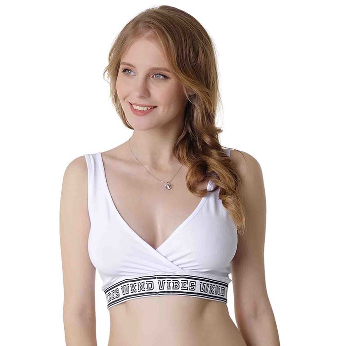 Топ «Джекки» для беременных и кормящих, цвет белый, размер M