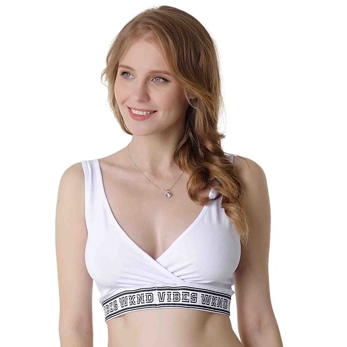 Топ «Джекки» для беременных и кормящих, цвет белый, размер XL