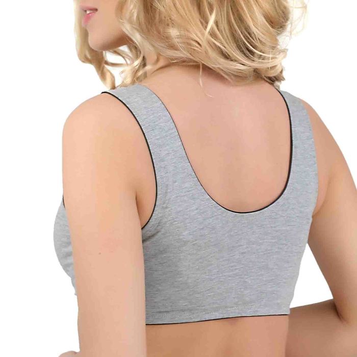 Топ «Трини» для беременных и кормящих, цвет меланж, размер M