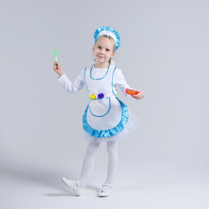 Набор"Официантка с посудкой"фартук,чепчик,посуда,р32-36,рост 122-134 3505173