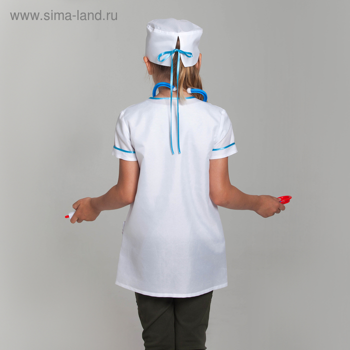 

Карнавальный костюм «Доктор», халат, колпак, инструменты, р-р 30, рост 110-116 см