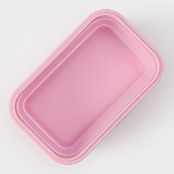 Контейнер складной 700 мл "Коста", с крышкой, цвета МИКС