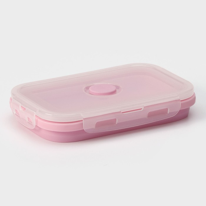 Контейнер складной 700 мл "Коста", с крышкой, цвета МИКС