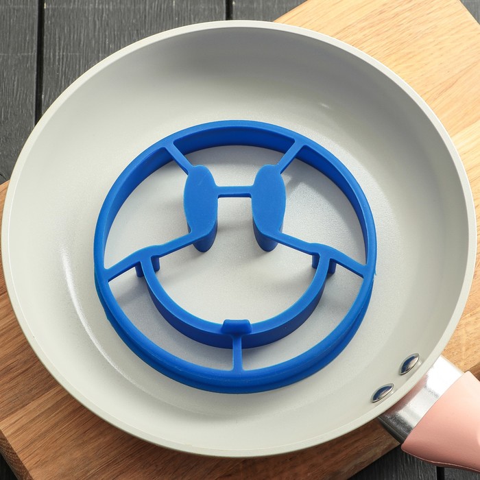 Форма для яичницы и блинов 12,5 см "Смайл"