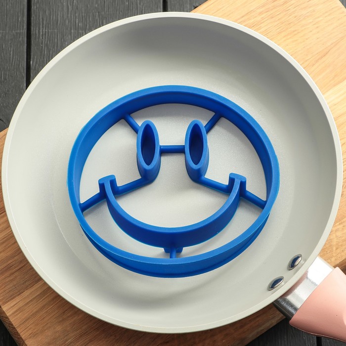 Форма для яичницы и блинов 12,5 см "Смайл"