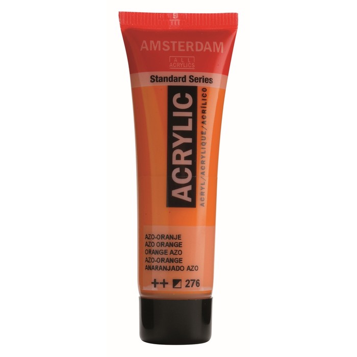 Краска акриловая туба 20мл Royal Talens Amsterdam №276 Оранжеывый АЗО 17042760