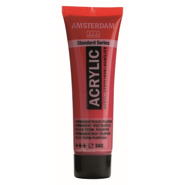 Краска акриловая туба 20мл Royal Talens Amsterdam №348 Красно-пурпурный устойчивый 17043480   329849