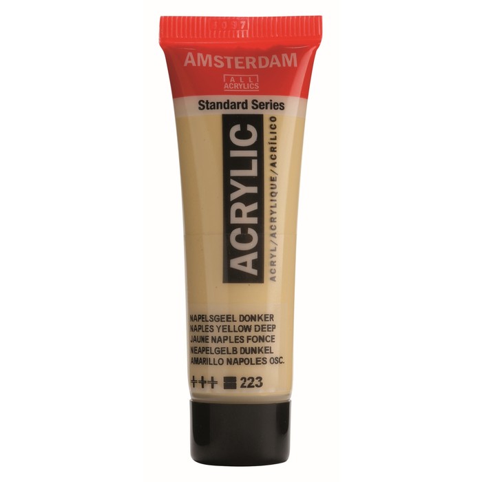 Краска акриловая туба 20мл Royal Talens Amsterdam №223 Желтый неаполитанский насыщенный 1704   32985