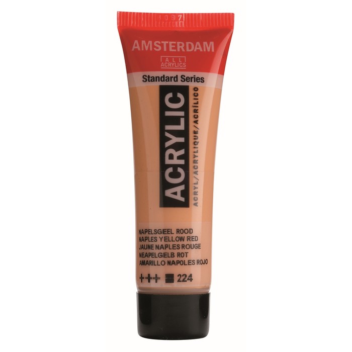 Краска акриловая туба 20мл Royal Talens Amsterdam №224 Желто-красный неаполитанский 17042240   32985