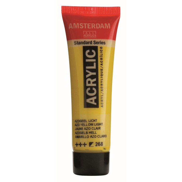 Краска акриловая туба 20мл Royal Talens Amsterdam №268 Желтый светлый АЗО 17042680