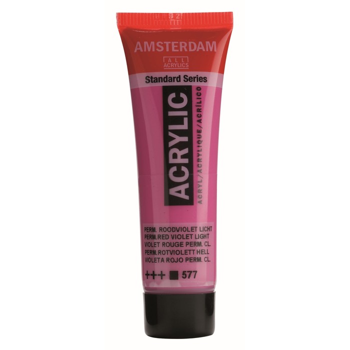 Краска акриловая туба 20мл Royal Talens Amsterdam №577 Красно-фиолетовый светлый устойчивый   329852