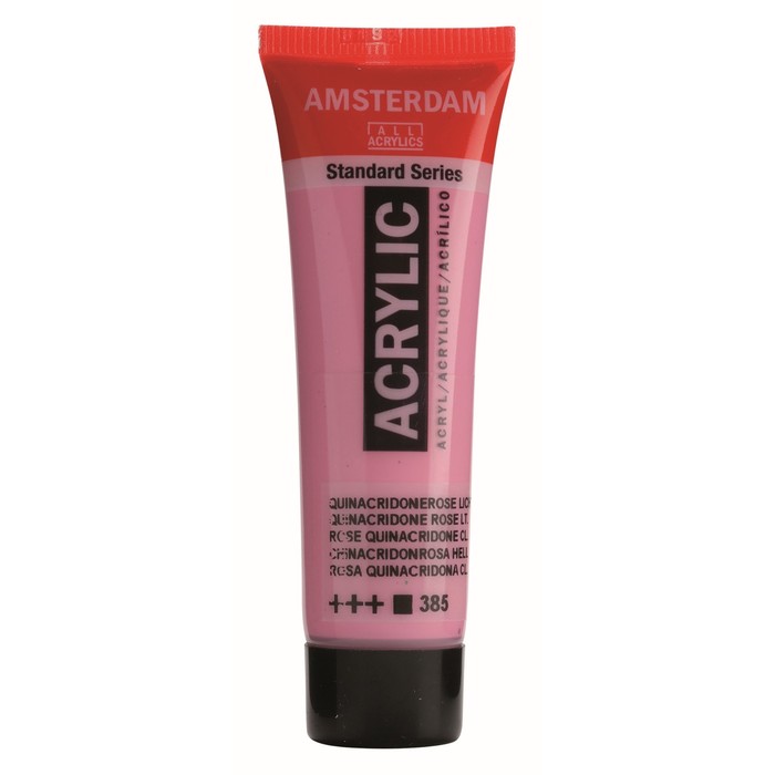 Краска акриловая туба 20мл Royal Talens Amsterdam №385 Розовый квинакридон светлый 17043850   329854