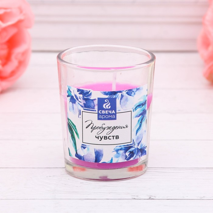 Арома свеча в подарочной коробке "Пробуждения чувств"