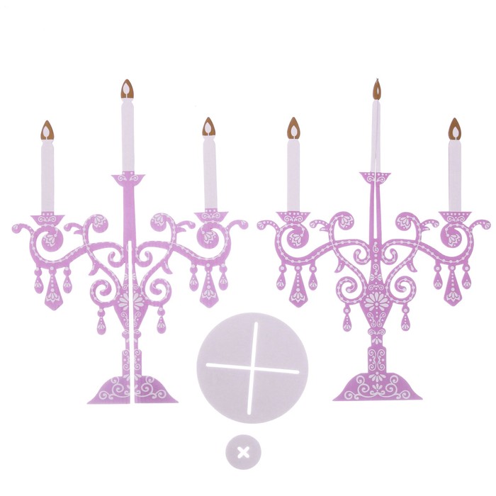 Подсвечник "Сиреневый"