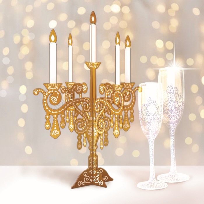 Подсвечник "Золотой"