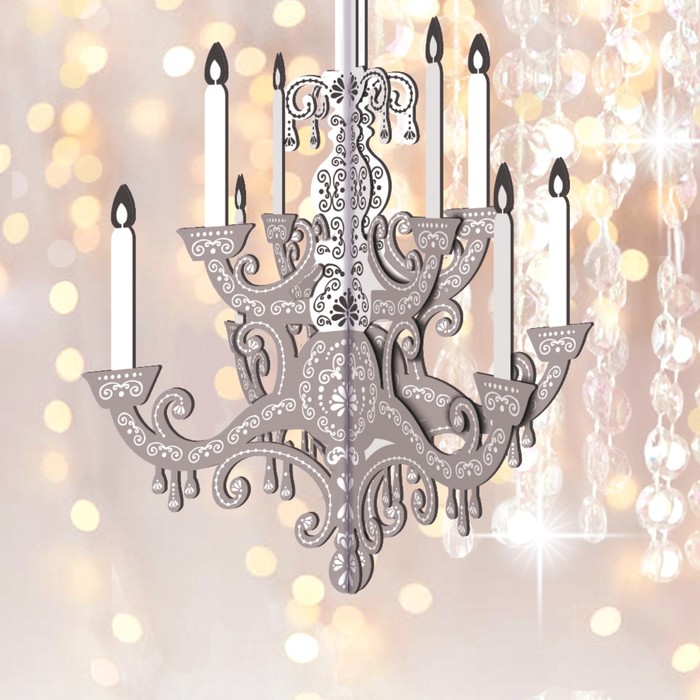 Люстра "Серебро"