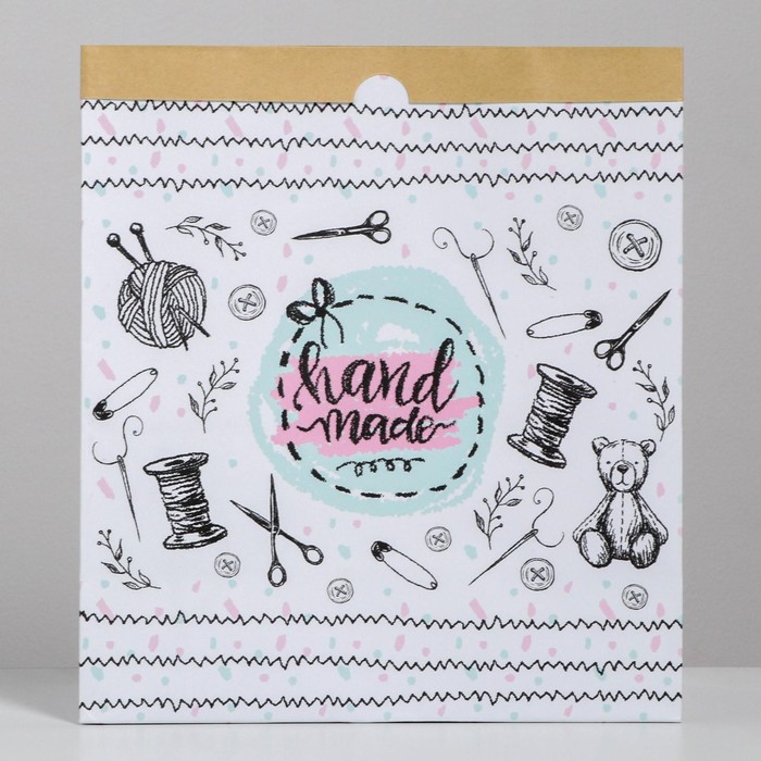 

Пакет крафтовый «Hand made», 32 х 36 х 16 см