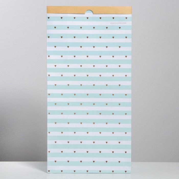 Пакет крафтовый «Вдохновение», 32 х 64 х 16 см