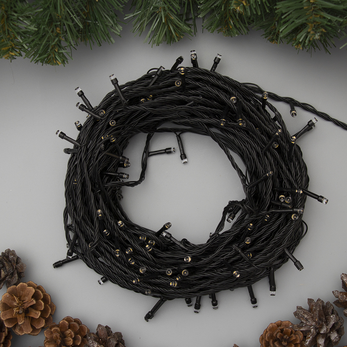 НИТЬ, 20 м, Н.Т. LED-200-220V, 8 режимов, Т/БЕЛЫЙ