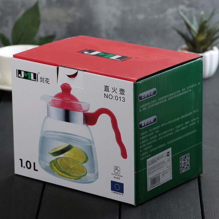 Чайник заварочный 1 л "Чайные истории", с мерной шкалой