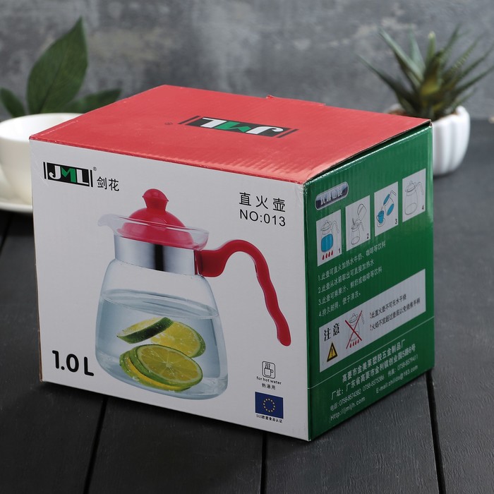 Чайник заварочный 1 л "Чайные истории", с мерной шкалой