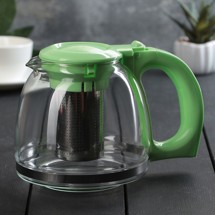 Чайник заварочный 1,2 л "Мегги", цвет зеленый