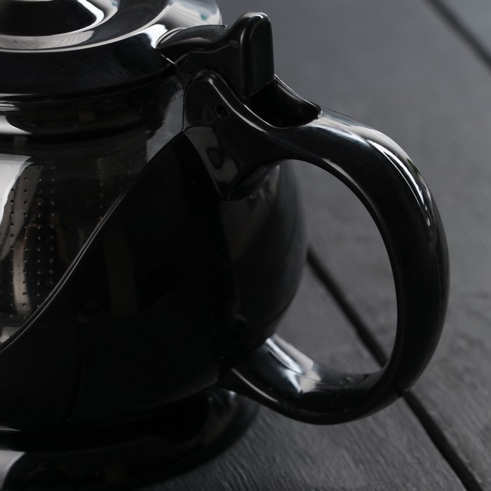 Чайник заварочный 800 мл "Бетти", цвет черный