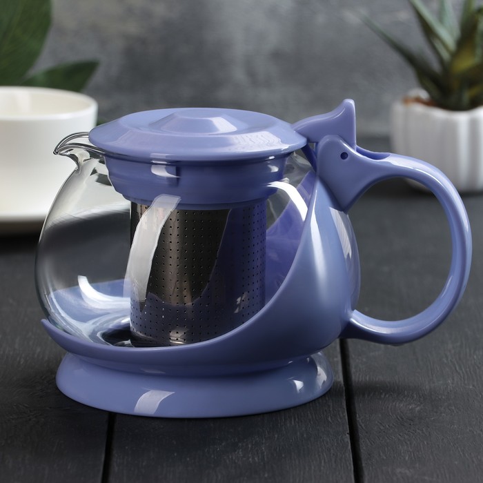 Чайник заварочный 800 мл "Бетти", цвет синий
