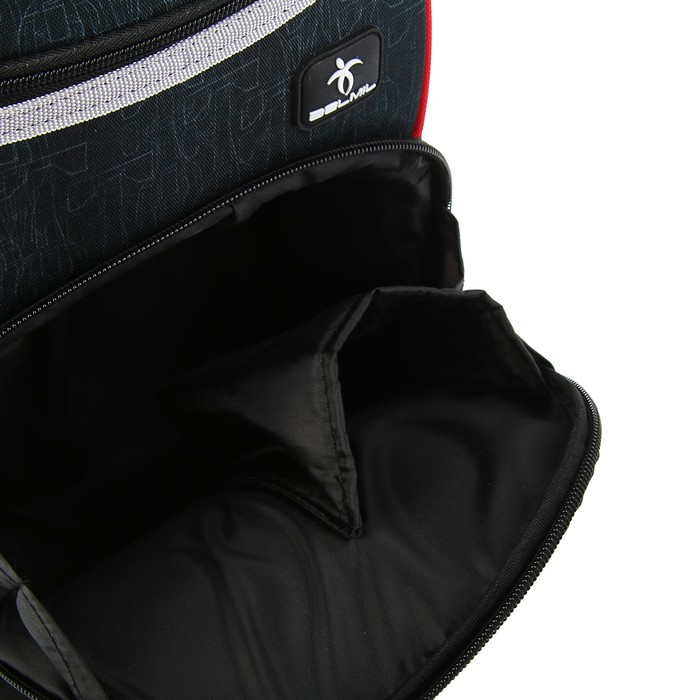 Ранец на замке Belmil Zero-G 36*24*17 для девочки Race синий + подарок 405-43/06