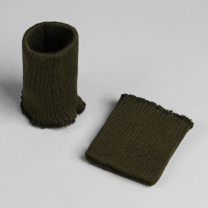 Манжеты для детской одежды, 6см*8см, цвет болотный