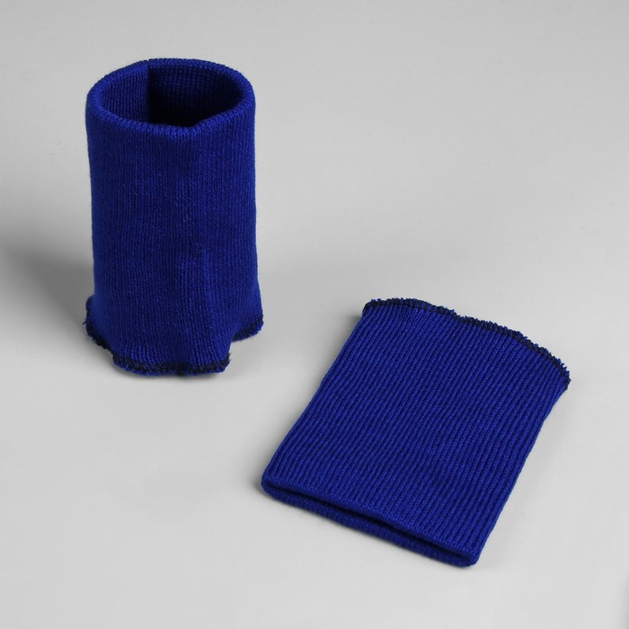 Манжеты, 8см*10см, цвет синий