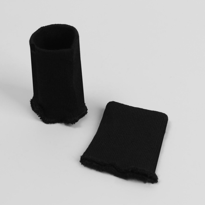 Манжеты, 8см*10см, цвет серо-синий