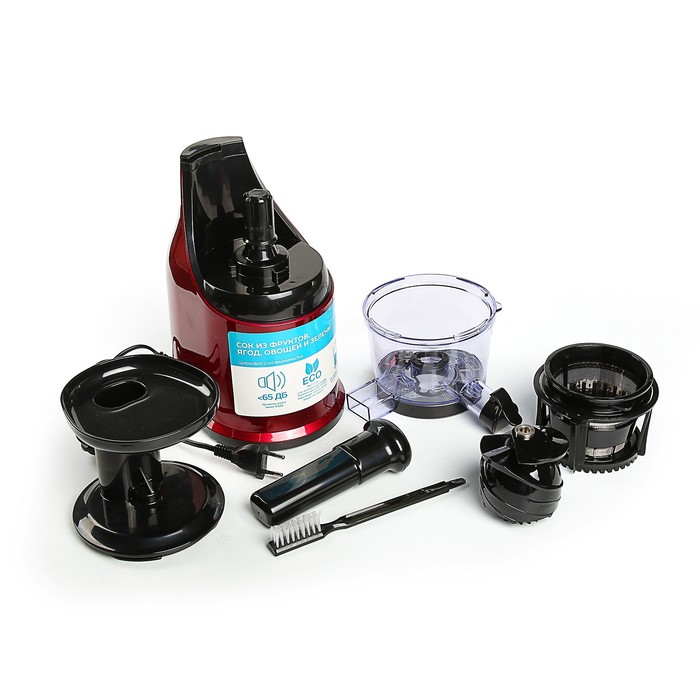 Соковыжималка шнековая Scarlett SC - JE50S33, 220 Вт, емкость 1л, красный