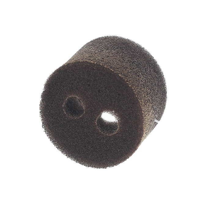 Пятачок кабана коричневый на резинке, поролон