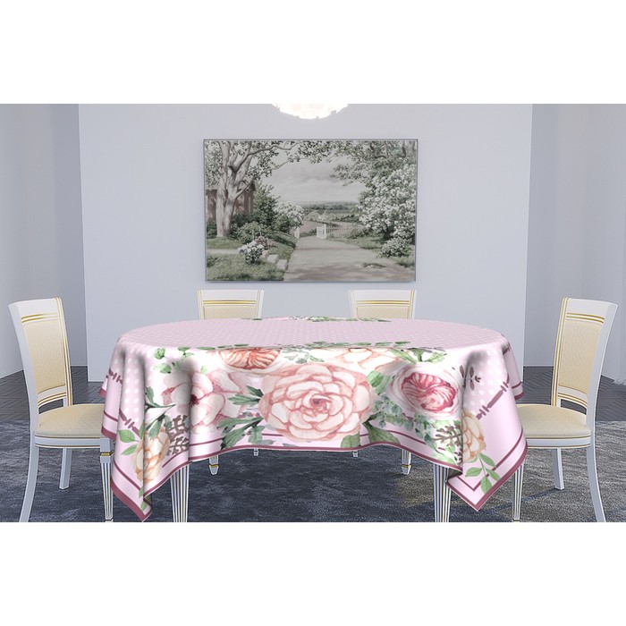 Скатерть "Цветочек" 145х220 см