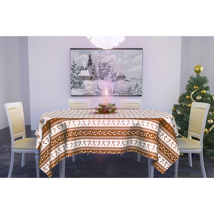 Скатерть "Зимняя" 06 145х220 см