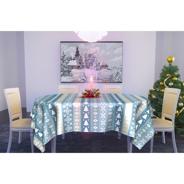 Скатерть "Ёлочка" 145х220 см