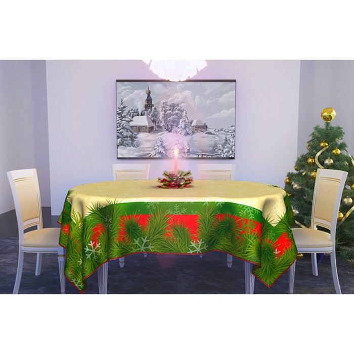 Скатерть "Лесная Поляна 145х180 см