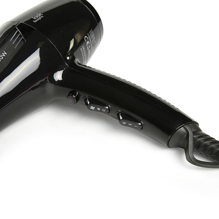 Фен Scarlett SC-HD70I11, 2000 Вт, 2 скорости, 3 температуры, черный